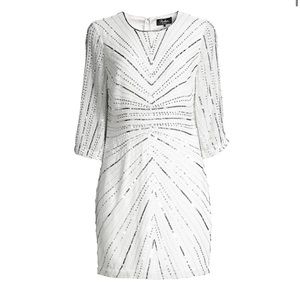 PARKER BLACK Ivory Petra Sequin Dress